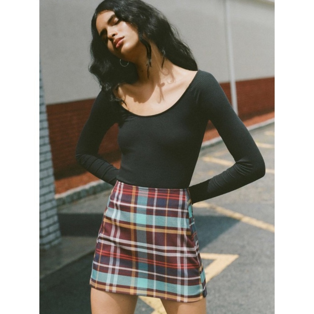 Urban Outfitters Plaid Mini Skirt
